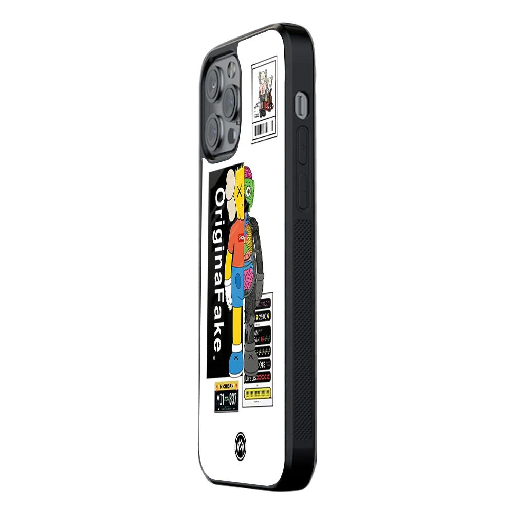 Slim Glass Back Phone Case for Multiple Brands iPhone, Samsung, Redmi, OnePlus, Oppo, Vivo