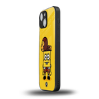spongebob back phone cover | glass case for iphone 13 mini