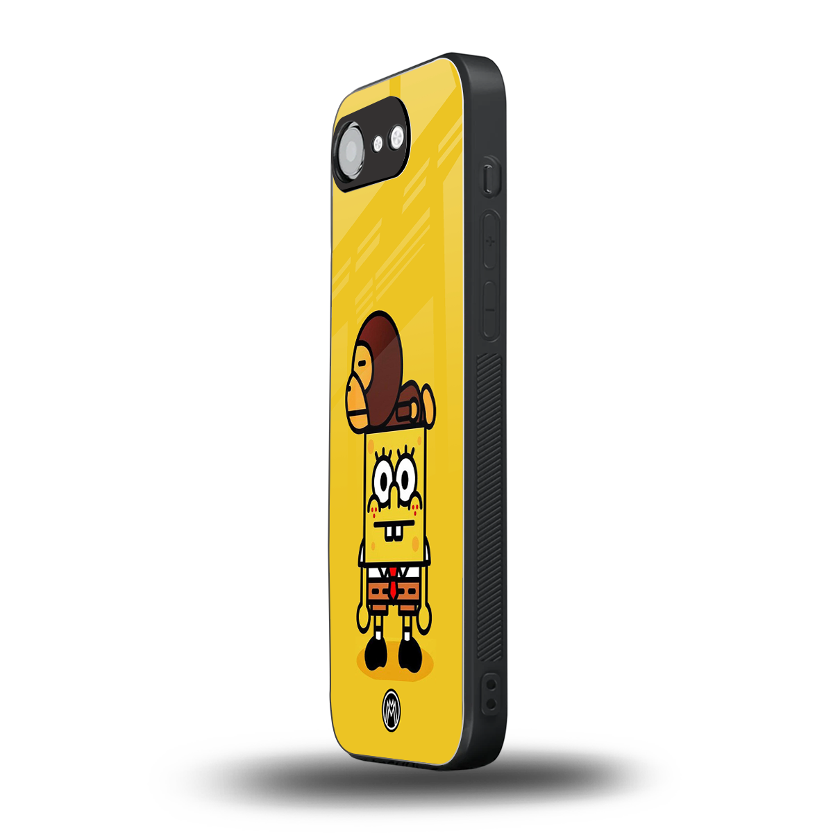 spongebob back phone cover | glass case for iphone 16e