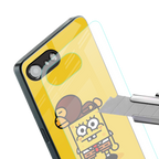 spongebob back phone cover | glass case for iphone 16e