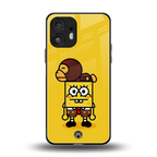 spongebob back phone cover | glass case for nothing phone 2