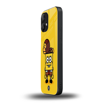 spongebob back phone cover | glass case for nothing phone 2