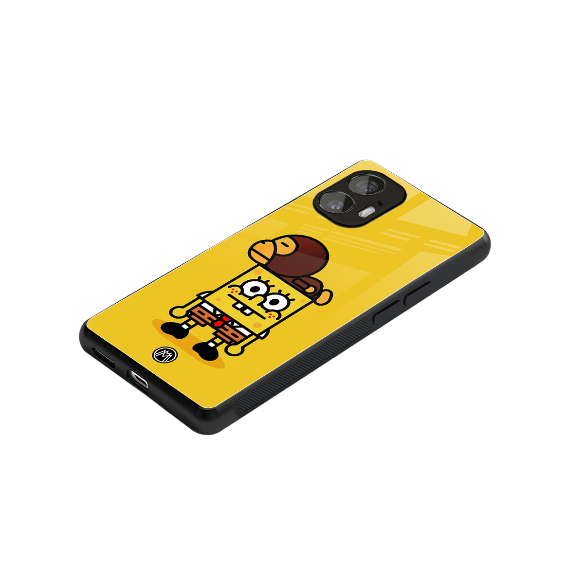spongebob back phone cover | glass case for nothing phone 2
