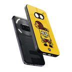 spongebob back phone cover | glass case for nothing phone 2a