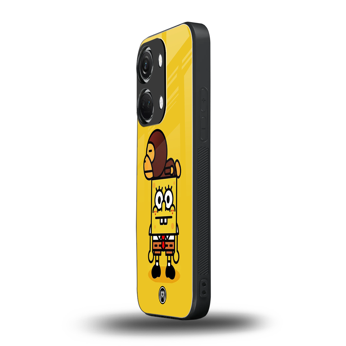 spongebob back phone cover | glass case for oneplus nord 3