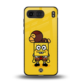 spongebob back phone cover | glass case for oneplus nord 4