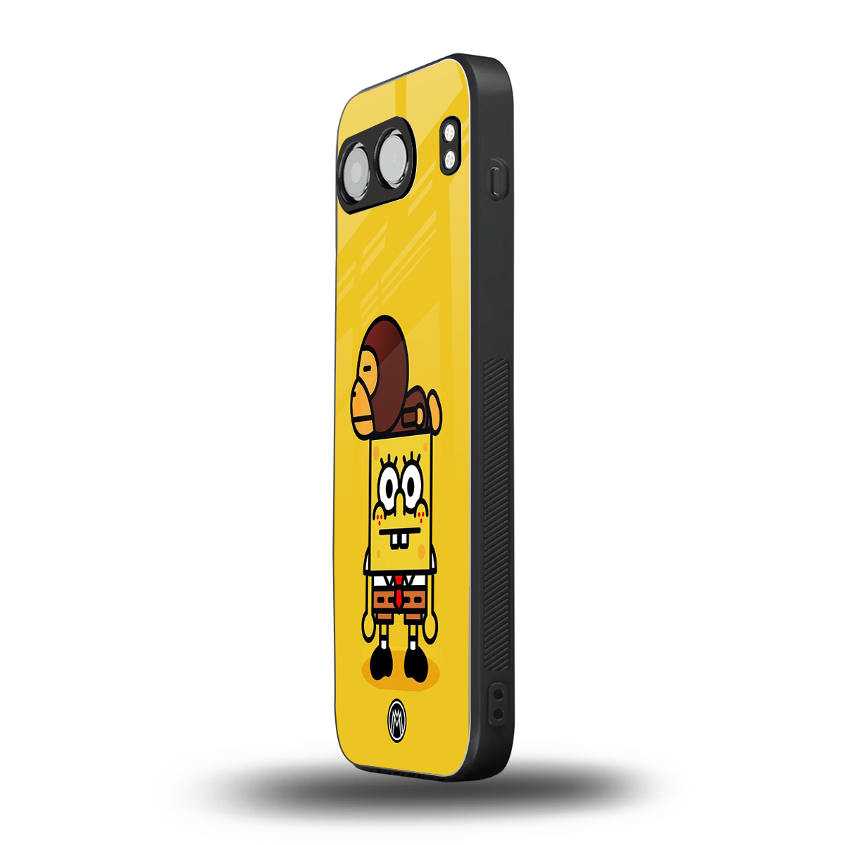 spongebob back phone cover | glass case for oneplus nord 4