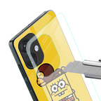 spongebob back phone cover | glass case for oneplus nord ce 3
