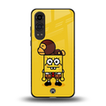 spongebob back phone cover | glass case for oneplus nord ce 4 lite