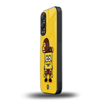 spongebob back phone cover | glass case for oneplus nord ce 4 lite