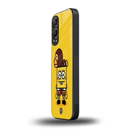 spongebob back phone cover | glass case for oneplus nord ce 4 lite