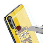 spongebob back phone cover | glass case for oneplus nord ce 4 lite