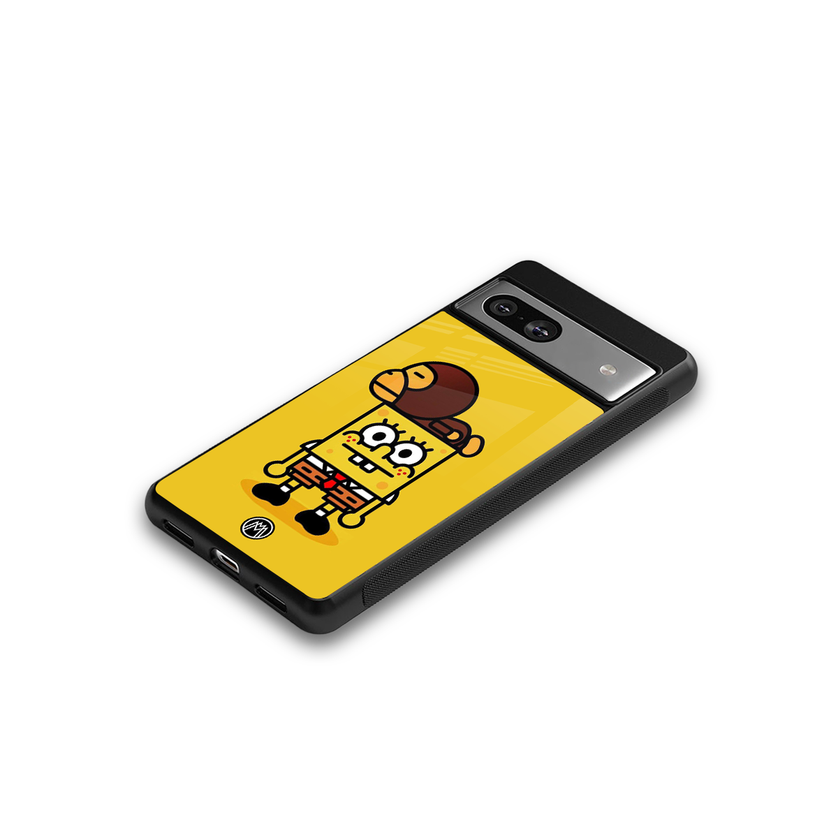 spongebob back phone cover | glass case for Google Pixel 7