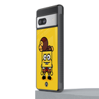 spongebob back phone cover | glass case for Google Pixel 7