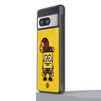 spongebob back phone cover | glass case for Google Pixel 8