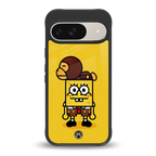 spongebob back phone cover | glass case for google pixel 9