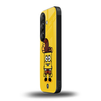 spongebob back phone cover | glass case for samsung galaxy s25 plus