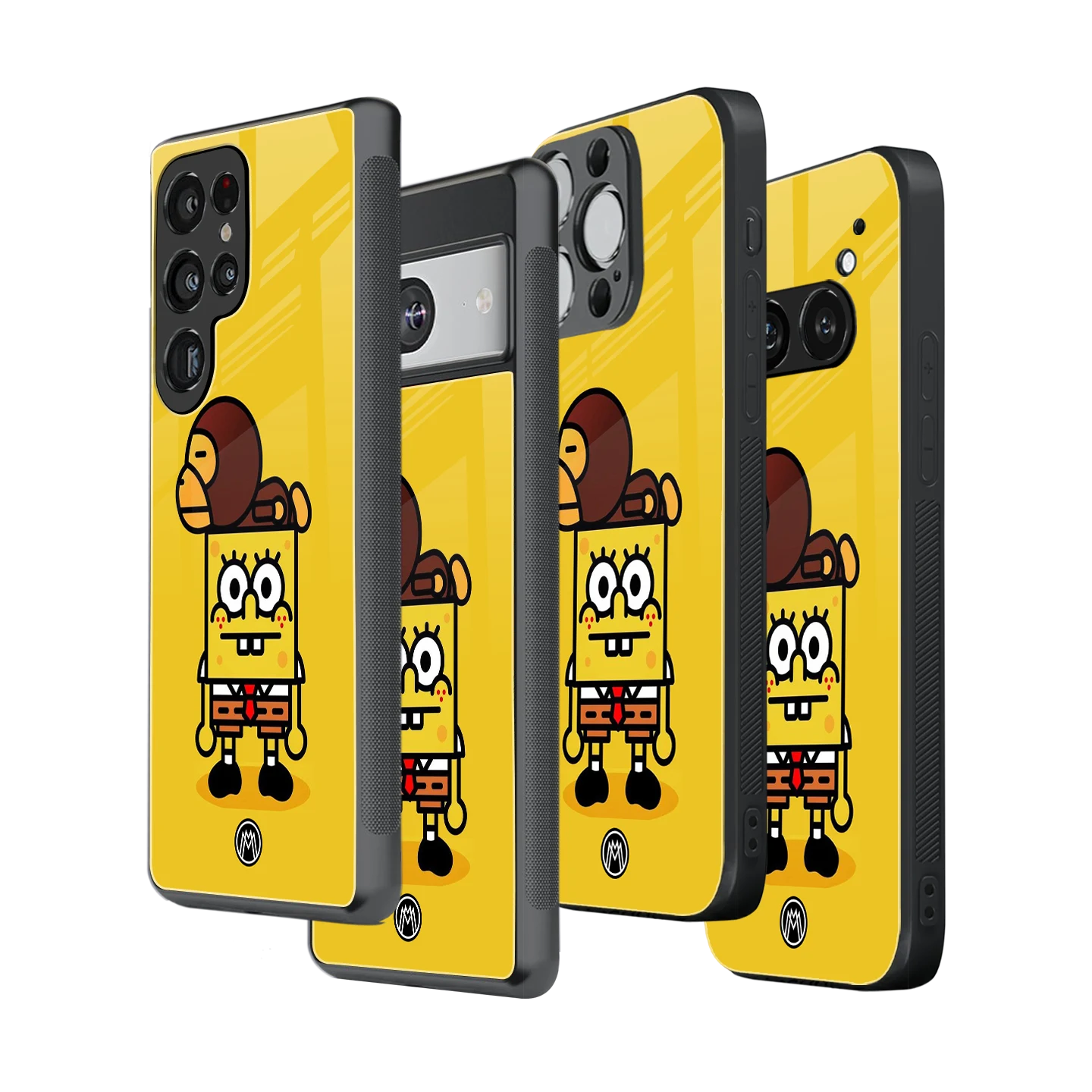 Stylish Glass Back Case for All Smartphones – iPhone, Samsung, OnePlus, Pixel, Redmi, Oppo, Vivo, Motorola