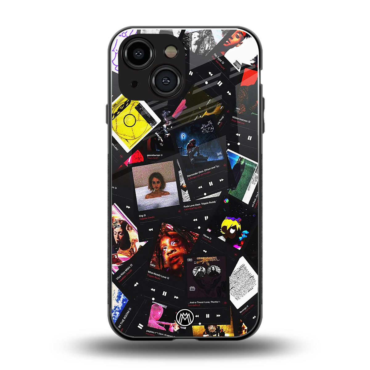 spotify and chill vibes music back phone cover | glass case for iphone 13 mini