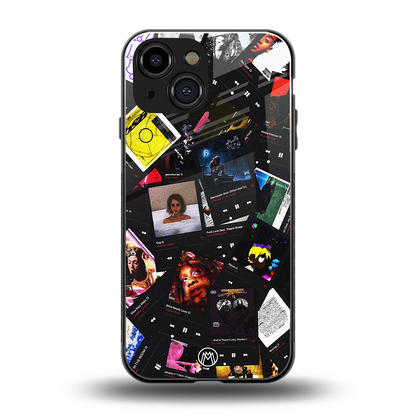 spotify and chill vibes music back phone cover | glass case for iphone 13 mini