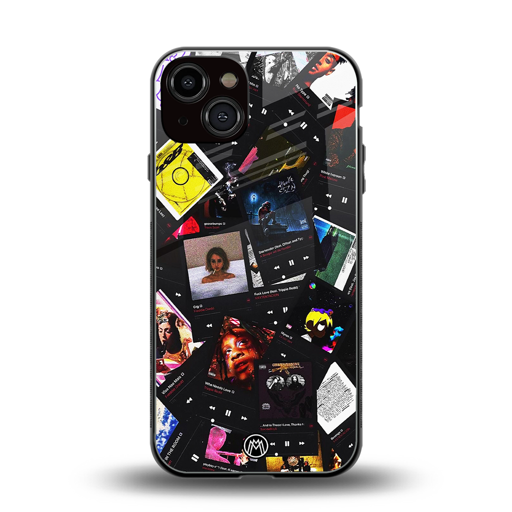spotify and chill vibes music back phone cover | glass case for iphone 13