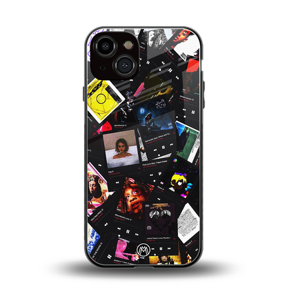 spotify and chill vibes music back phone cover | glass case for iphone 13