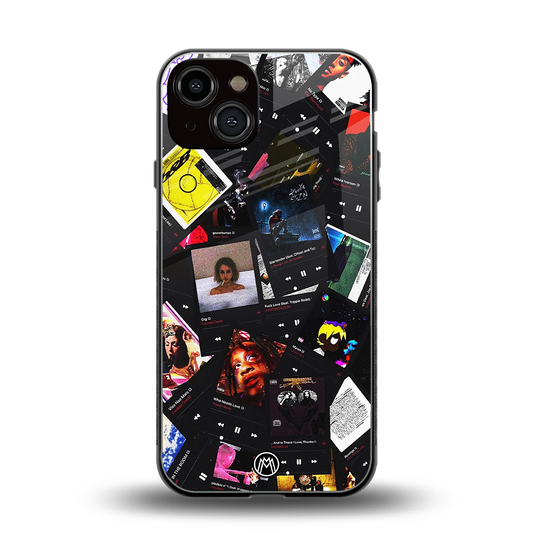 spotify and chill vibes music back phone cover | glass case for iphone 13
