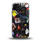 spotify and chill vibes music back phone cover | glass case for iphone 15 plus