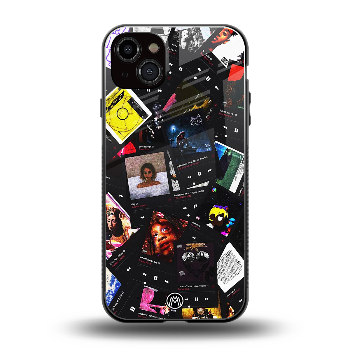 spotify and chill vibes music back phone cover | glass case for iphone 14 plus