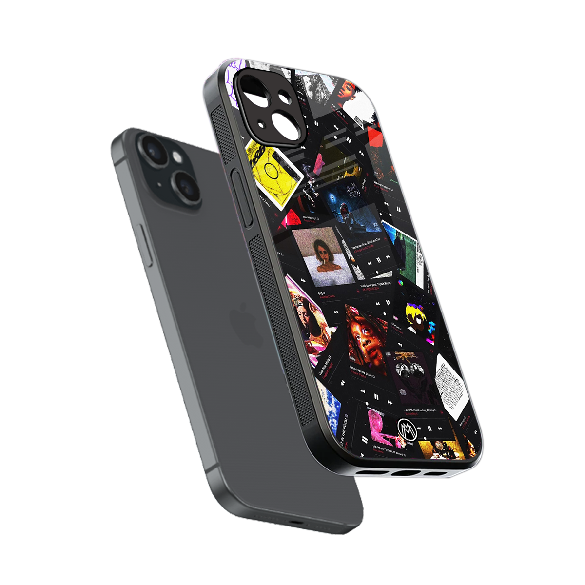 spotify and chill vibes music back phone cover | glass case for iphone 15 plus