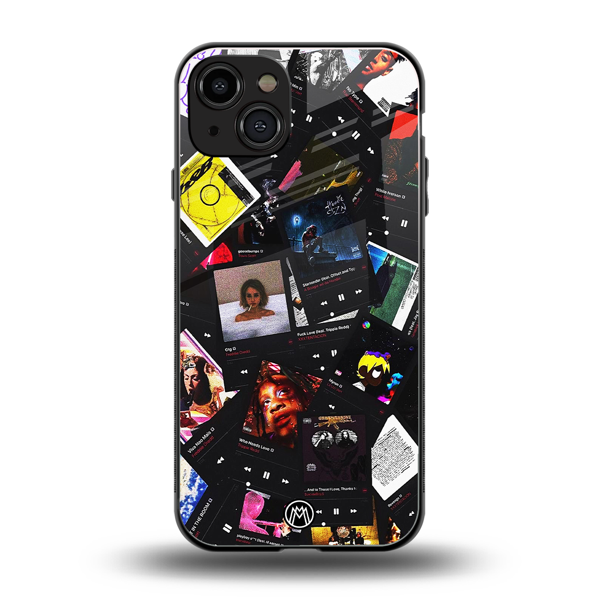 spotify and chill vibes music back phone cover | glass case for iphone 15