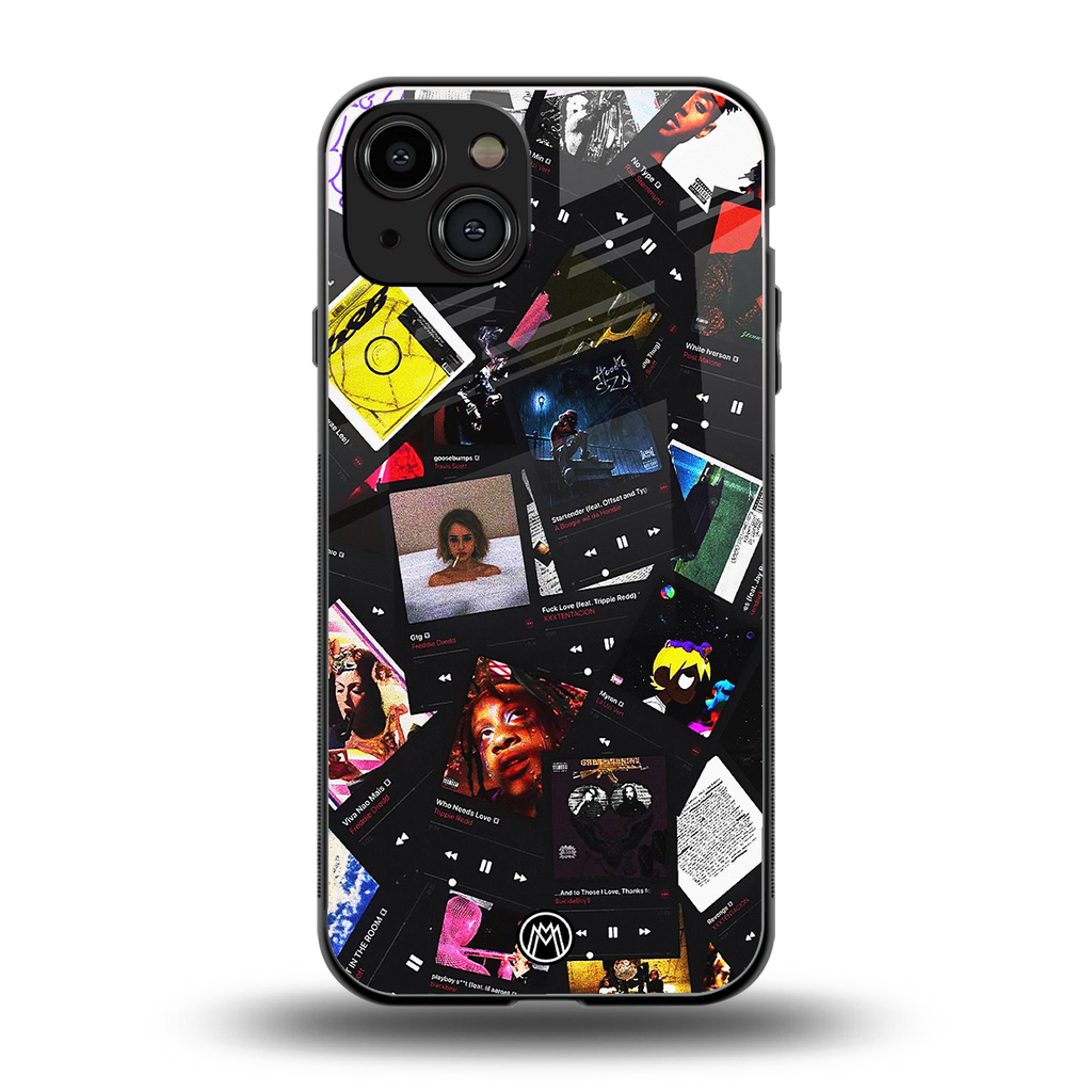 spotify and chill vibes music back phone cover | glass case for iphone 14