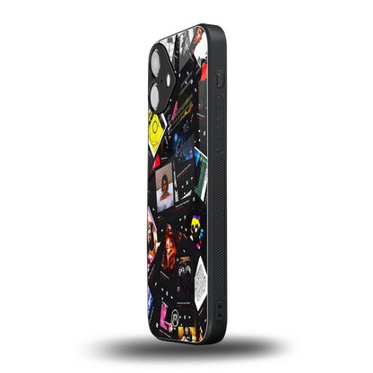 spotify and chill vibes music back phone cover | glass case for iphone 16 plus