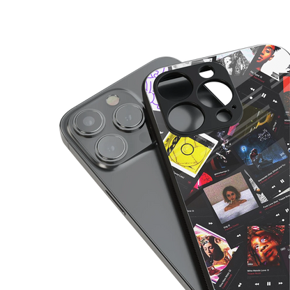 spotify and chill vibes music back phone cover | glass case for iphone 13 mini