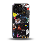 spotify and chill vibes music back phone cover | glass case for iphone 16 pro