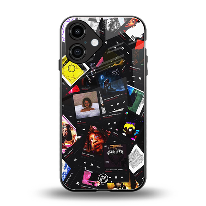 spotify and chill vibes music back phone cover | glass case for iphone 16