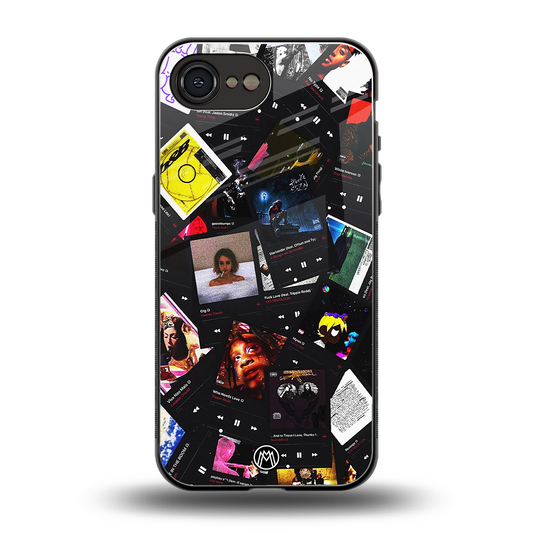 spotify and chill vibes music back phone cover | glass case for iphone 16e