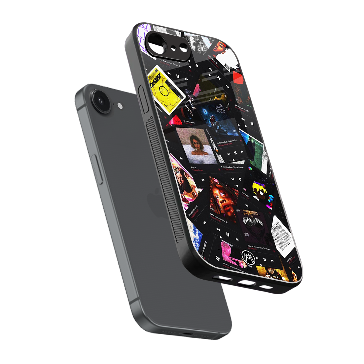 spotify and chill vibes music back phone cover | glass case for iphone 16e
