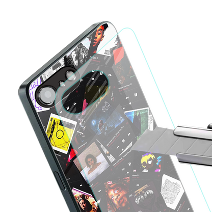 spotify and chill vibes music back phone cover | glass case for iphone 16e