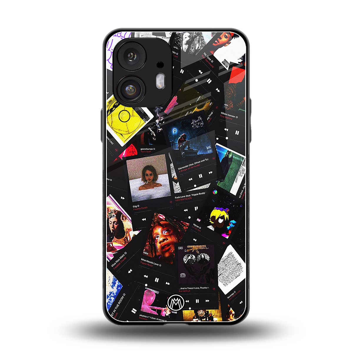 spotify and chill vibes music back phone cover | glass case for nothing phone 2