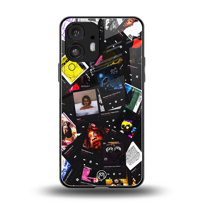 spotify and chill vibes music back phone cover | glass case for nothing phone 2