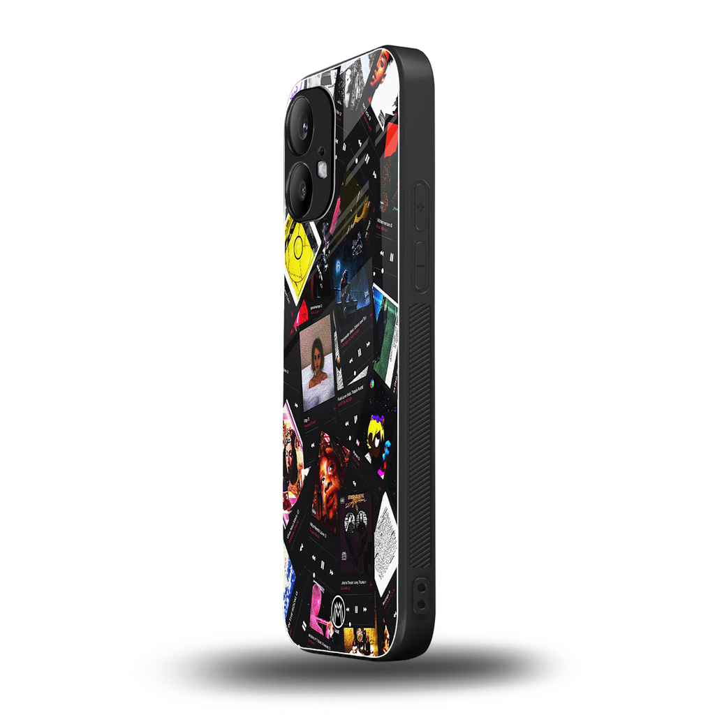 spotify and chill vibes music back phone cover | glass case for nothing phone 2