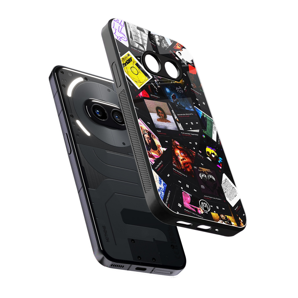 spotify and chill vibes music back phone cover | glass case for nothing phone 2a