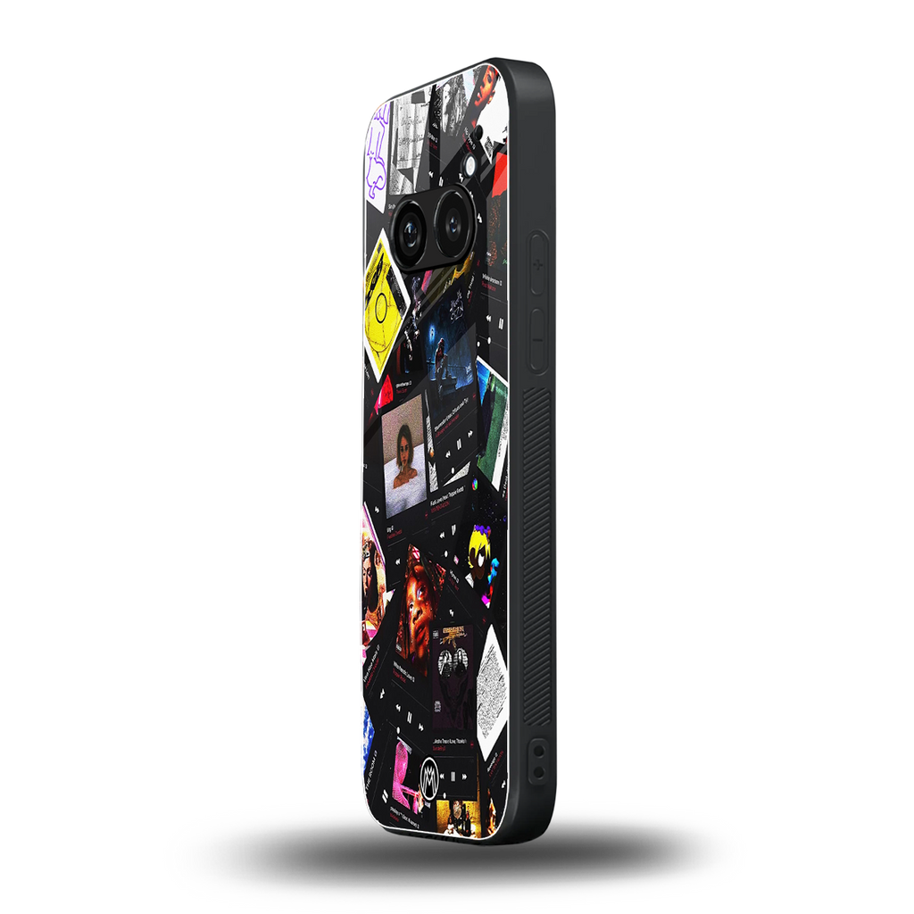 spotify and chill vibes music back phone cover | glass case for nothing phone 2a