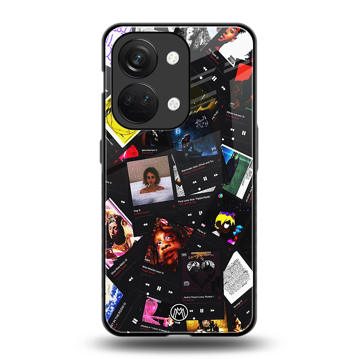 spotify and chill vibes music back phone cover | glass case for oneplus nord 3