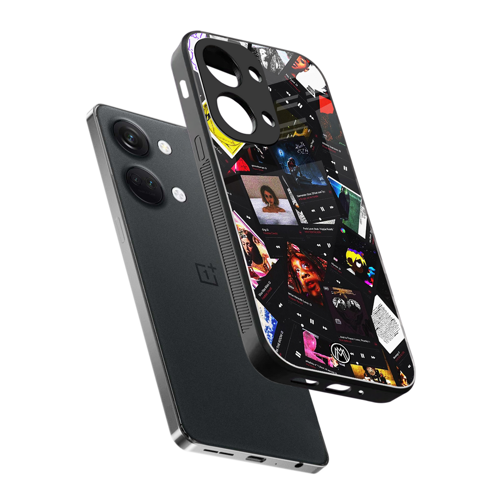spotify and chill vibes music back phone cover | glass case for oneplus nord 3
