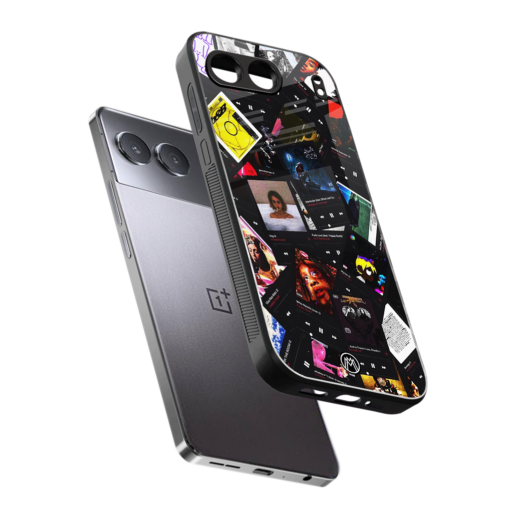 spotify and chill vibes music back phone cover | glass case for oneplus nord 4