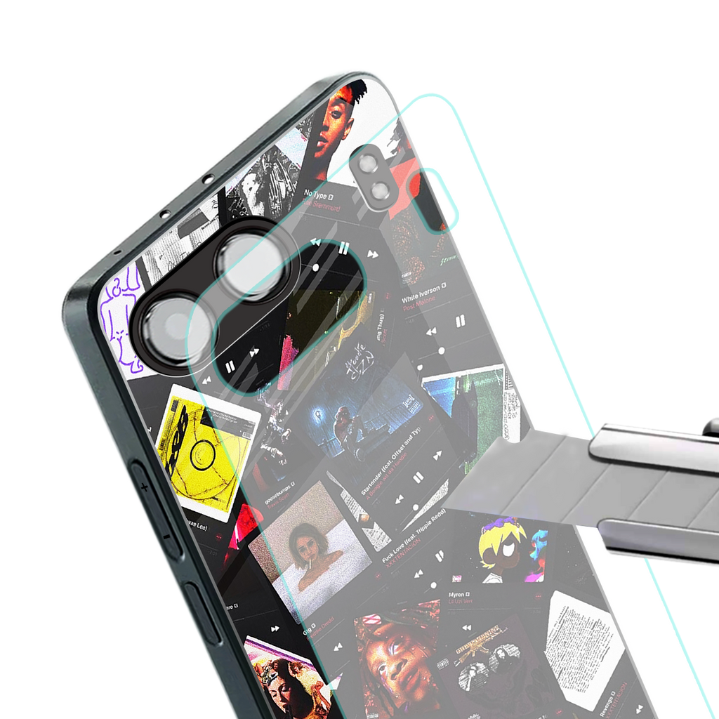 spotify and chill vibes music back phone cover | glass case for oneplus nord 4