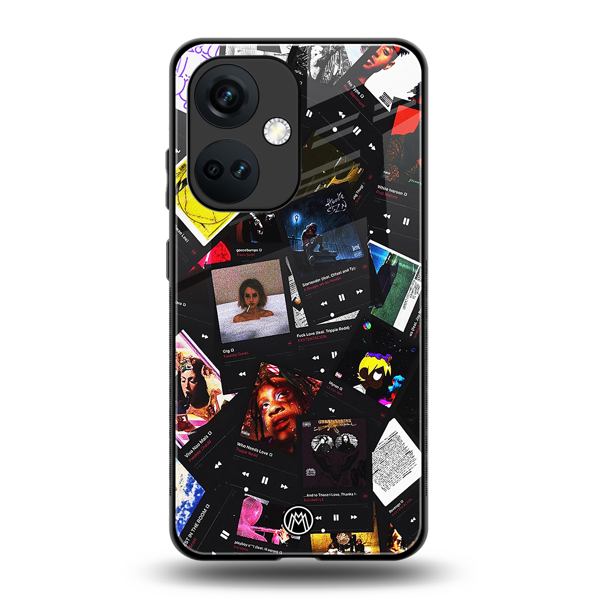 spotify and chill vibes music back phone cover | glass case for oneplus nord ce 3