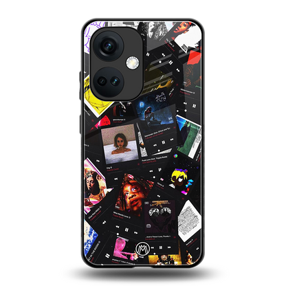 spotify and chill vibes music back phone cover | glass case for oneplus nord ce 3